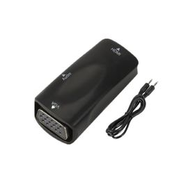 Alfais 4979 HDMI To VGA Monitör Ses Destekli Dişi-Dişi Çevirici Dönüştürücü Adaptör