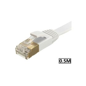 Alfais 4980 0.5 m 10GBPS 600 mhz Cat7 Ethernet RJ45 Modem Internet Kablosu