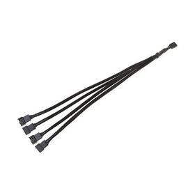 Alfais 4987 4 Pin 4 Port Fan Y Pwm Çoklayıcı Splitter Kablosu