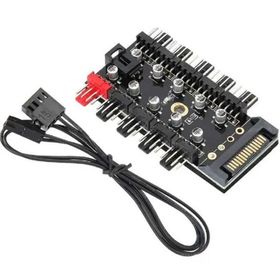 Alfais 4988 10 Port Fan Power Sata Güç Switch PWM Çoklayıcı