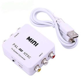 Alfais 5040 Ntsc To Pal 3 RCA Av Çevirici Dönüştürücü Adaptör