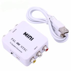 Alfais 5040 Ntsc To Pal 3 RCA Av Çevirici Dönüştürücü Adaptör