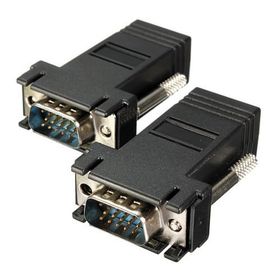 Alfais 5059 RJ45 VGA Ekleme Ek 30 m Cat5-6 Monitör Uzatıcı