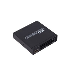 Alfais 5066 Scart HDMI To HDMI 3.5 mm Ses Çevirici Dönüştürücü 1080p Adaptör