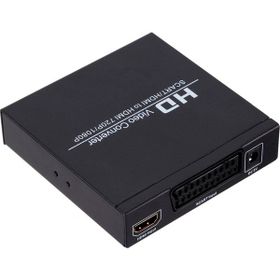 Alfais 5066 Scart HDMI To HDMI 3.5 mm Ses Çevirici Dönüştürücü 1080p Adaptör