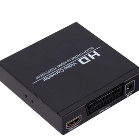 Alfais 5066 Scart HDMI To HDMI 3.5 mm Ses Çevirici Dönüştürücü 1080p Adaptör