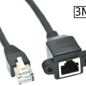 Alfais 5079 RJ45 3 mt Panel Tipi Cat6 Montaj Kablosu