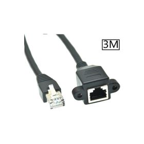 Alfais 5079 RJ45 3 mt Panel Tipi Cat6 Montaj Kablosu