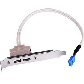 Alfais 5081 Anakart 9 Pin Pci Kasa İçi Usb 2 Port Kablosu Hub Çoklaycı