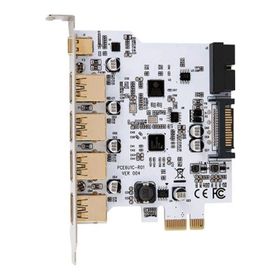 Alfais 5085 Pci-E Express To USB 3.0 Type C Hub 5 Port Çoklayıcı Kart