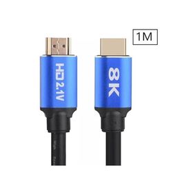 Alfais 5093 UHD 1 m 8K Ultra HD 2.1V 48GBPS Altın Kaplama HDMI Kablo
