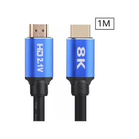 Alfais 5093 UHD 1 m 8K Ultra HD 2.1V 48GBPS Altın Kaplama HDMI Kablo
