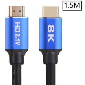 Alfais 5094 UHD 1.5 m 8K Ultra HD 2.1V 48GBPS Altın Kaplama HDMI Kablo