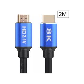 Alfais 5095 8K Ultra HD 2.1V 48 GBPS UHD 2 mt Altın Kaplama HDMI Kablo