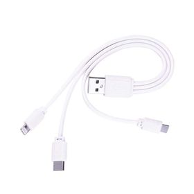 Alfais 5103 Micro USB Type C Lightning Usb Data Şarj Kablosu
