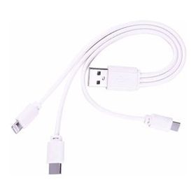 Alfais 5103 Micro USB Type C Lightning Usb Data Şarj Kablosu