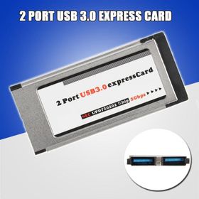 Alfais 5120 2 Port USB 3.0 34 mm Express Cardpus Pcmcia Adaptör Kartı