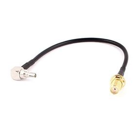 Alfais 5126 CRC9 SMA Dişi Çevirici Adaptör Wireless Anten Kablosu