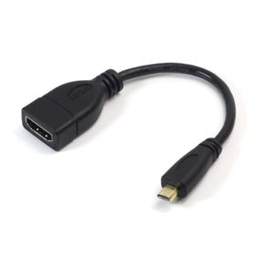 Alfais 5139 Micro HDMI Çevirici Dönüştürücü 15 cm Adaptör Kablosu