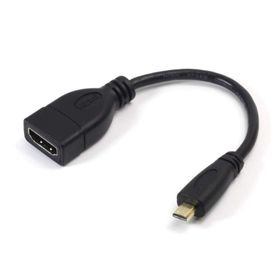 Alfais 5139 Micro HDMI Çevirici Dönüştürücü 15 cm Adaptör Kablosu