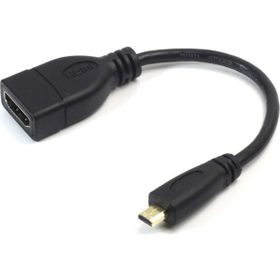 Alfais 5139 Micro HDMI Çevirici Dönüştürücü 15 cm Adaptör Kablosu