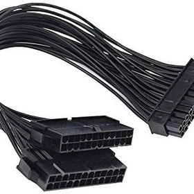 Alfais 5145 24 Pin ATX Dual PSU Çoklayıcı Adaptör Anakart Minning Kablosu