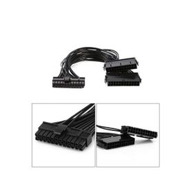 Alfais 5145 24 Pin ATX Dual PSU Çoklayıcı Adaptör Anakart Minning Kablosu