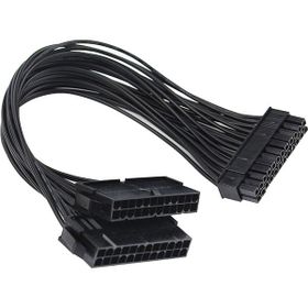 Alfais 5145 24 Pin ATX Dual PSU Çoklayıcı Adaptör Anakart Minning Kablosu