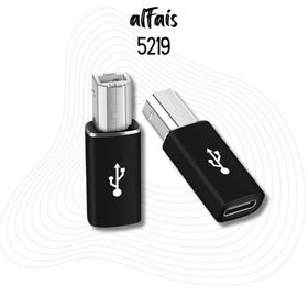 Alfais 5219 Type C to USB B Midi Klavye Yazıcı Printer Çevirici Dönüştürücü Adaptör