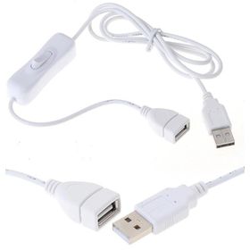 Alfais 5223 1 mt USB Anahtarlı Uzatma Kablodu