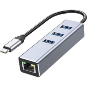 Alfais 5224 Type C To USB 3.0 3 Port Hub Çoklayıcı Adaptör