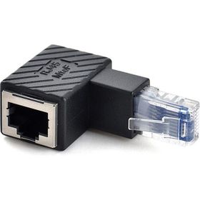 Alfais 5237 90 Derece Ethernet Kablo Uç Çevirici Adaptör