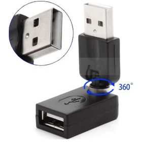 Alfais 5264 USB to Dişi Erkek 360 Derece Dönebilen Çevirici Dönüştürücü Adaptör