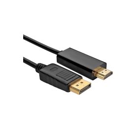 Alfais AL-4318 Displayport to HDMI Çevirici Dönüştürücü 1.8 m Adaptör Kablosu
