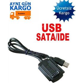 Alfais AL-4534 USB IDE Sata Çevirici Dönüştürücü DVD Harddisk Kablosu