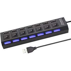 Alfais AL-4581 7 Port USB 3.0 Hub Çoklayıcı Çoğaltıcı Switch Splitter