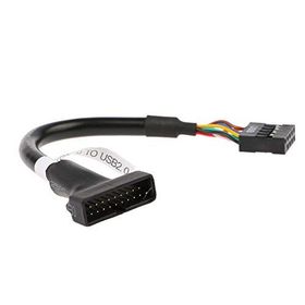 Alfais AL-4584 9 Pin USB 2.0 Dişi 19 Pin USB 3.0 Erkek Çevirici Dönüştürücü Adaptör Kablosu