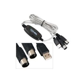 Alfais AL-4590 USB Midi Kablosu Çevirici Dönüştürücü Adaptör