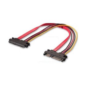 Alfais AL-4617 Sata Power 15-7 Pin Erkek Dişi Uzatma Kablosu
