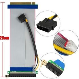 Alfais AL-4650 PCI Express 16X to 16X Dişi Erkek Riser Uzatma Kablosu