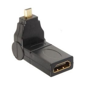 Alfais AL-4670 180 Derece Dönebilen Micro HDMI to HDMI Çevirici Dönüştürücü Adaptör