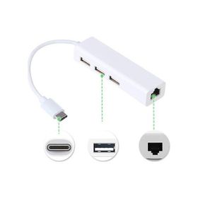 Alfais AL-4693 USB 3.1 Type C Hub Ethernet Çevirici Dönüştürücü Adaptör