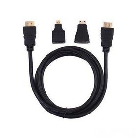 Alfais AL-4699 1.5 m HDMI Kablo + Mini Micro Uç Çevirici