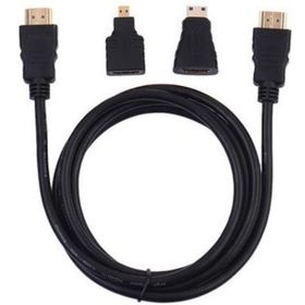 Alfais AL-4699 1.5 m HDMI Kablo + Mini Micro Uç Çevirici