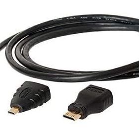 Alfais AL-4699 1.5 m HDMI Kablo + Mini Micro Uç Çevirici
