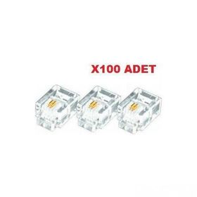 Alfais Al-4839 RJ11 100 Adet Telefon Kablo Ucu Konnektörü