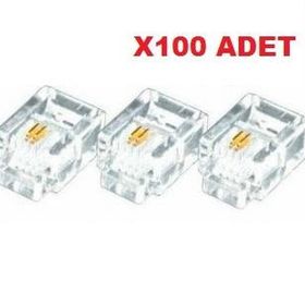Alfais Al-4839 RJ11 100 Adet Telefon Kablo Ucu Konnektörü