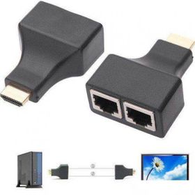 Alfais Al-4845 HDMI RJ45 Cat5 6 Uzatıcı Uzatma Aparatı