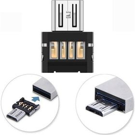 Alfais AL-5005 Micro USB OTG Android Şarj Data Kablo Uç Çevirici Dönüştürücü Adaptör
