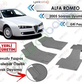 Alfaromeo 164 166 33 3D Universal 5 Parça Havuzlu Paspas Seti